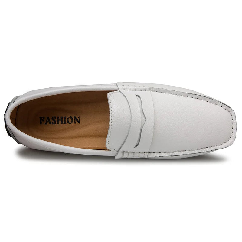 Mocasines casuales de piel para el verano
