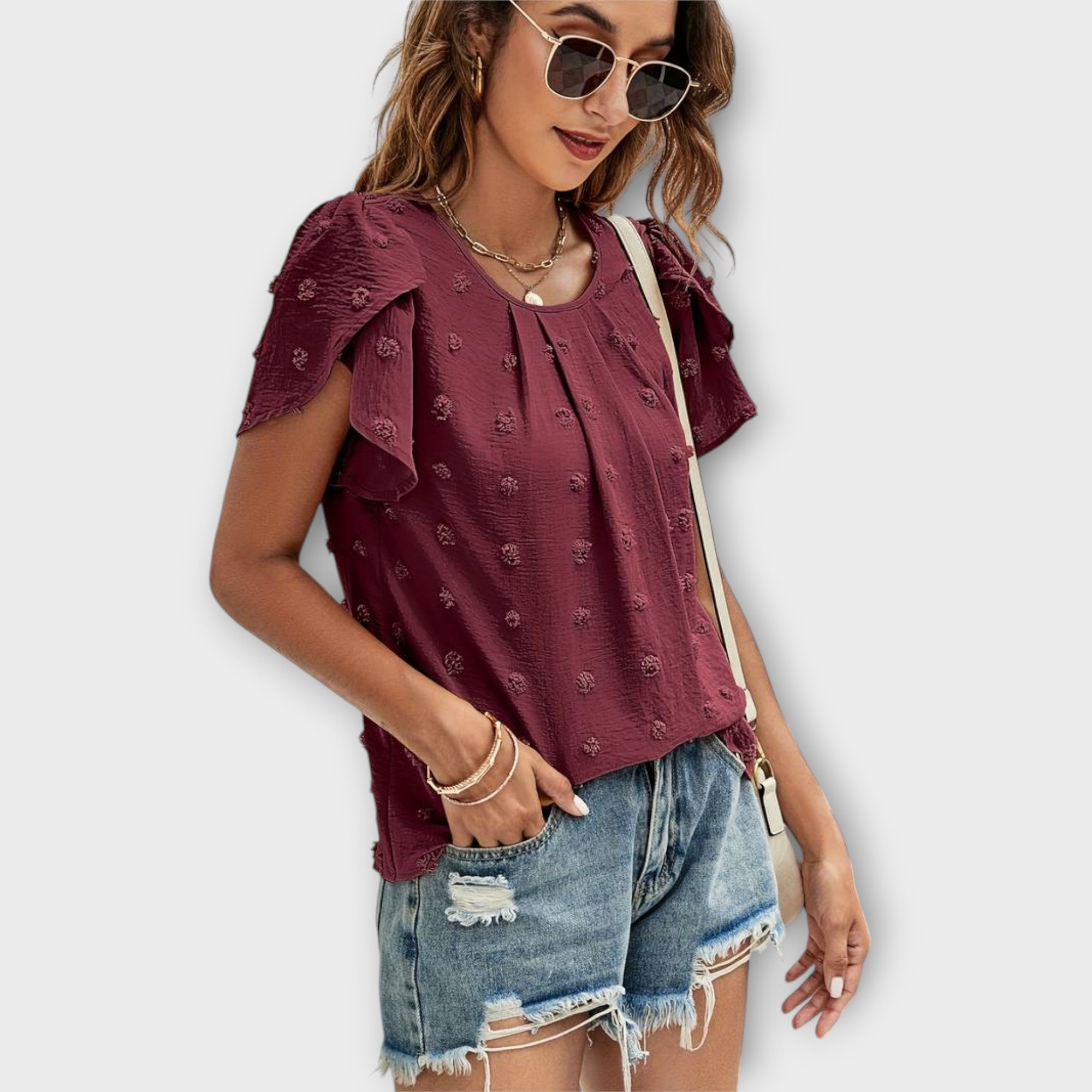 Charlotte – The Perfect Dot Blouse