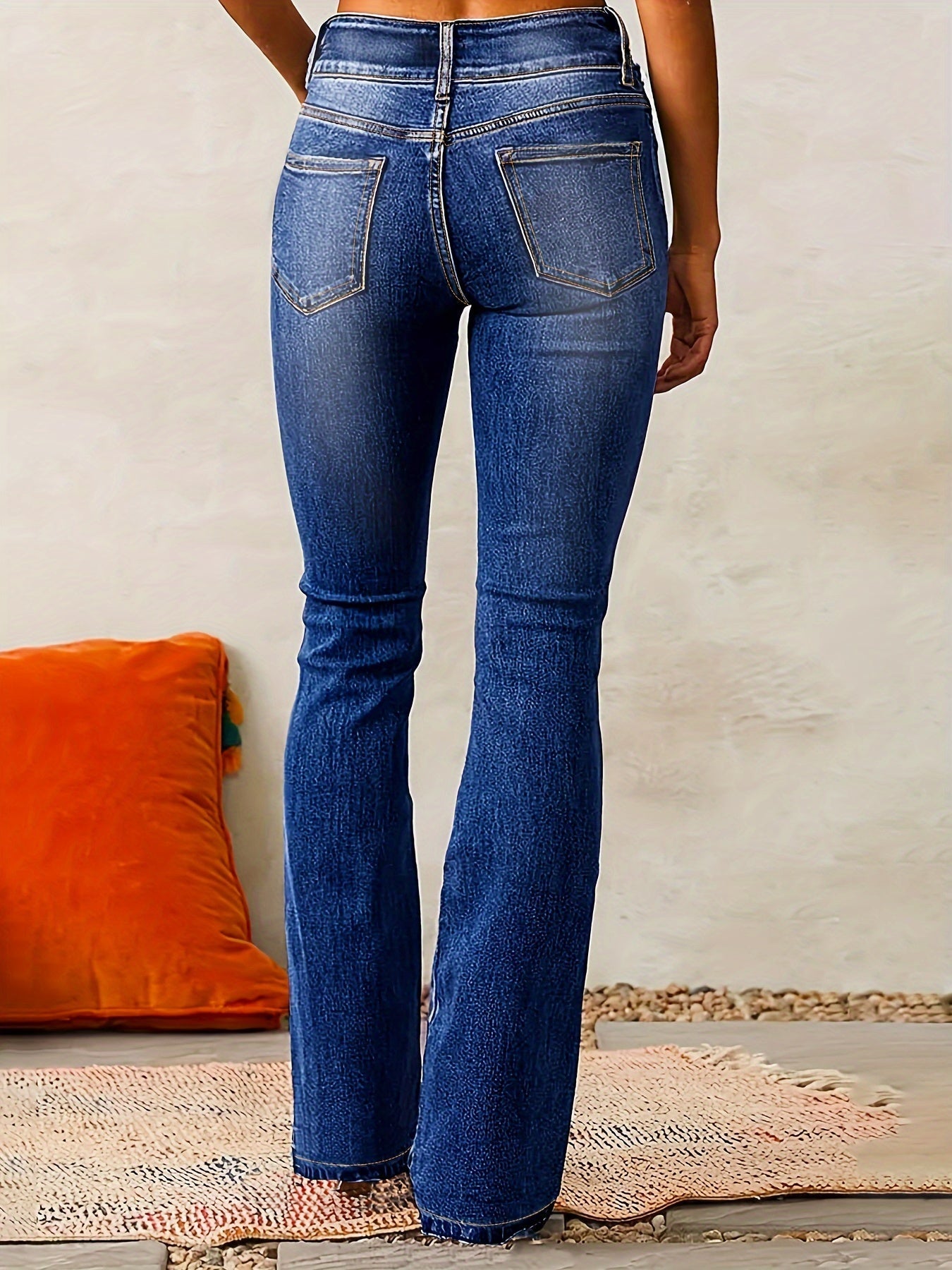 Greta | Jeans de mujer de talle alto con pierna ancha