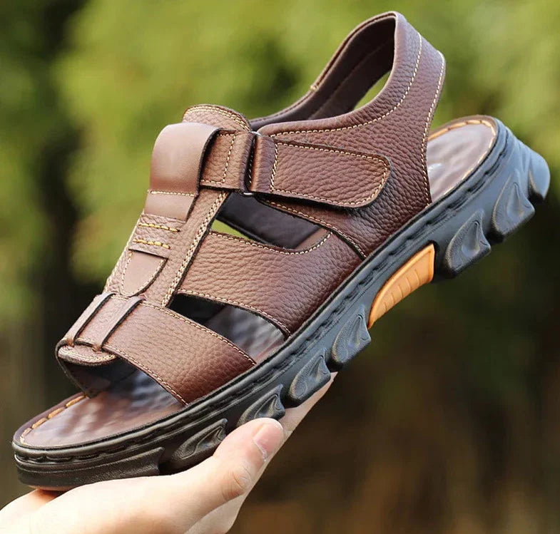 Sandalias de cuero para hombre Comfort Max