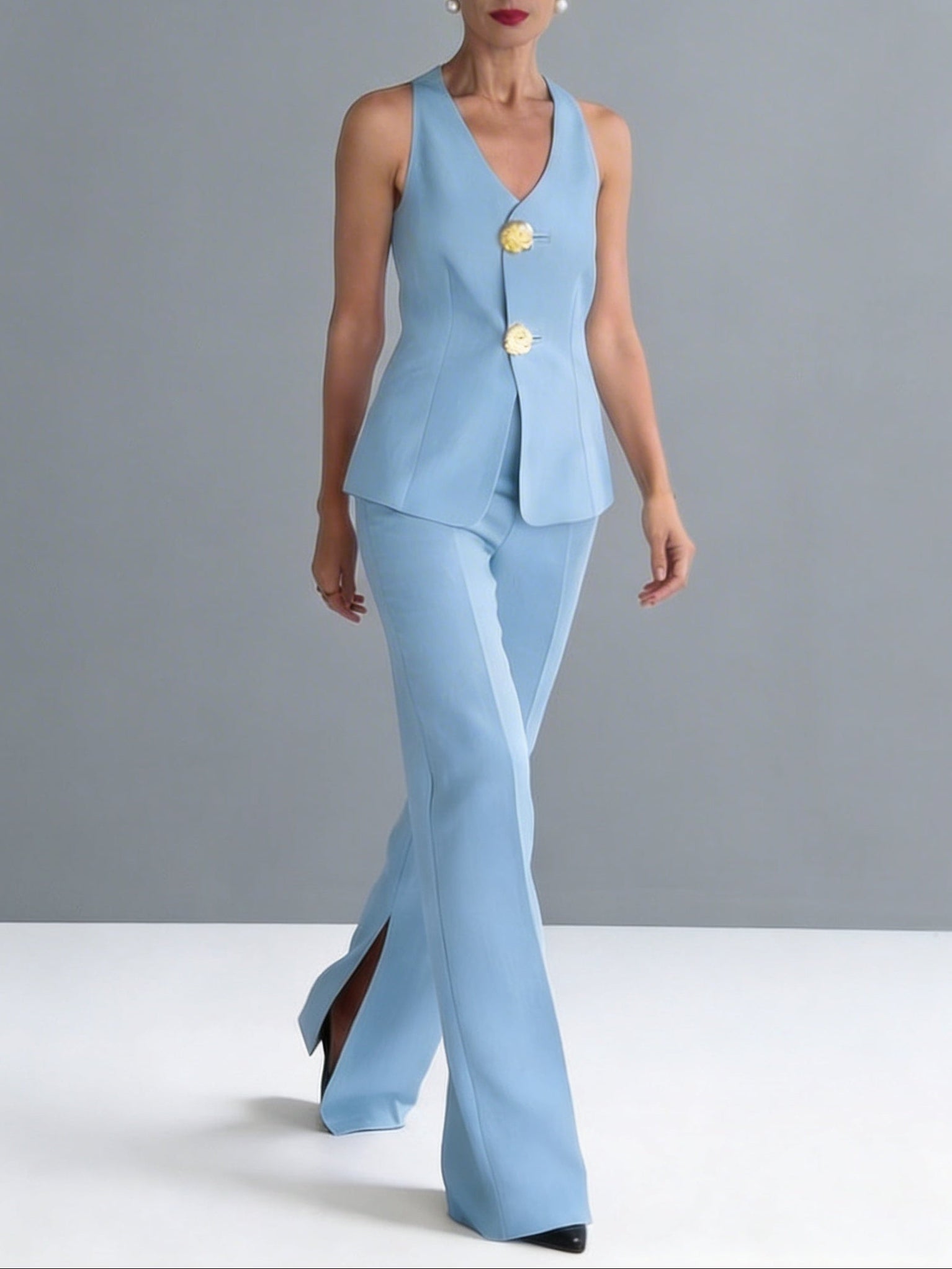 Valeria | Conjunto Elegante de Chaleco y Pantalón