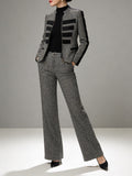 Adriana | Conjunto Tweed Elegante de Chaqueta y Pantalón