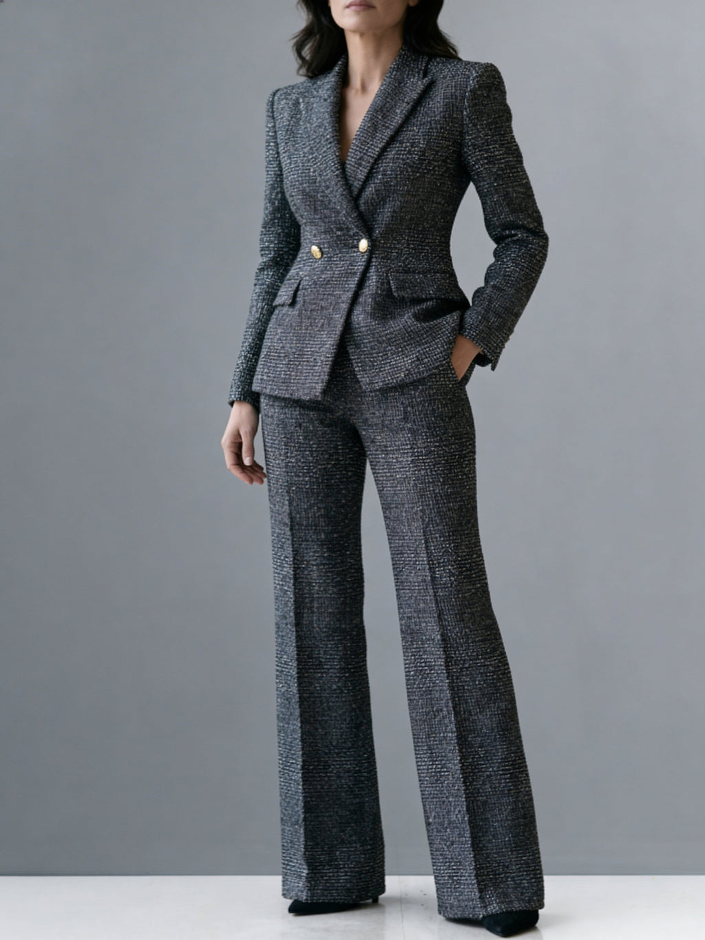 Lorena | Traje de tweed elegante para entretiempo