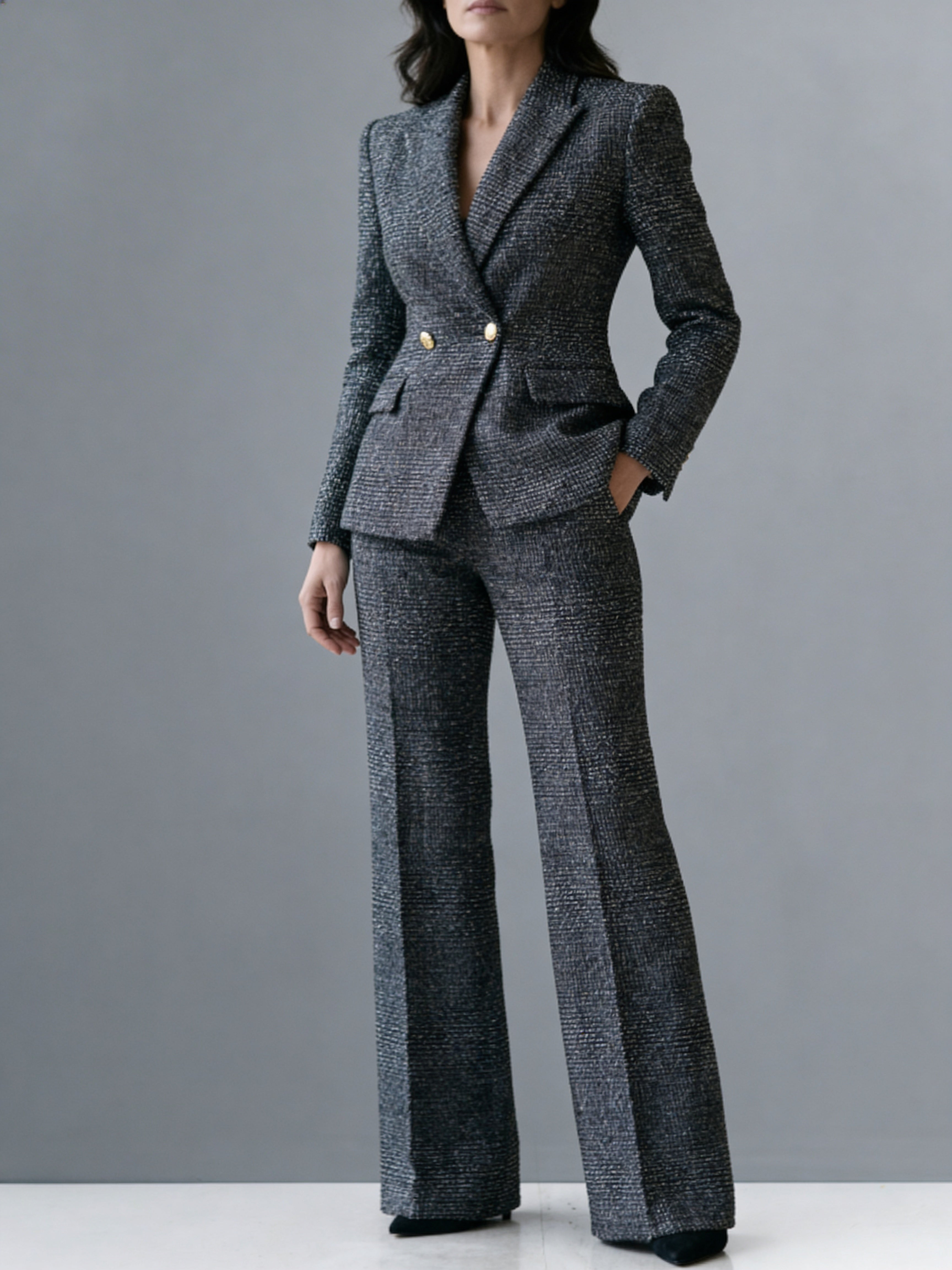 Lorena | Traje de tweed elegante para entretiempo