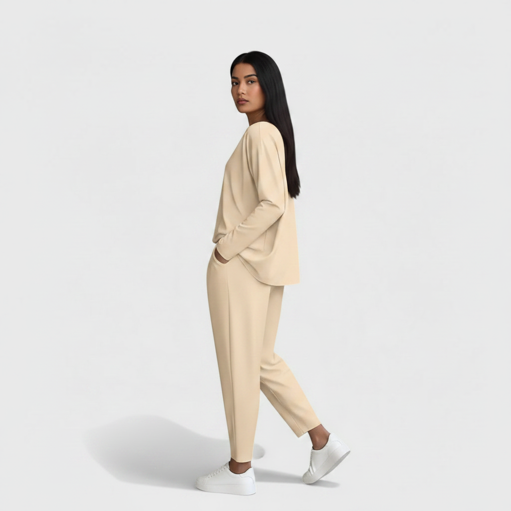 Lucy beige - lateral 3/4