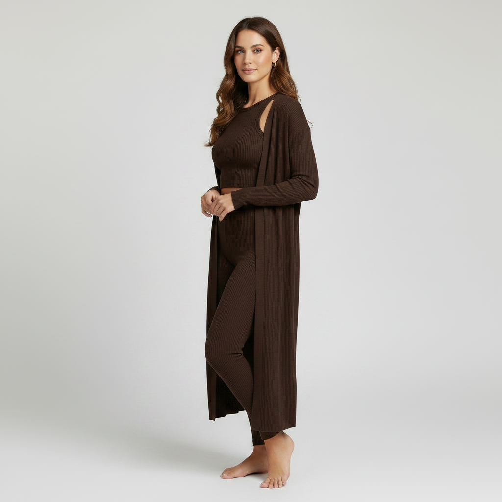 Elisa dark brown - lateral 3/4