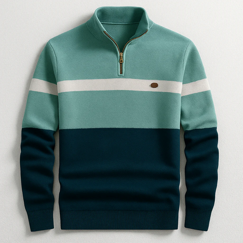 ÁLVARO - CASUAL ZIP-UP SWEATER