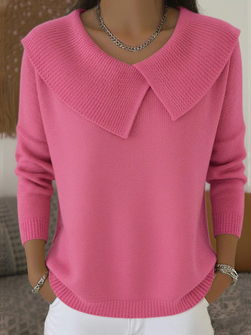 ALMA - Warm sweater with soft collar