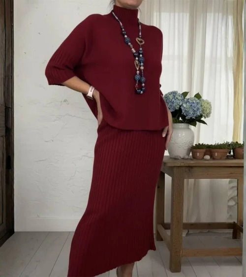 Capri Ribbed Knit Set