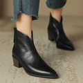 ADELA - Luxury Low Heel Ankle Boots