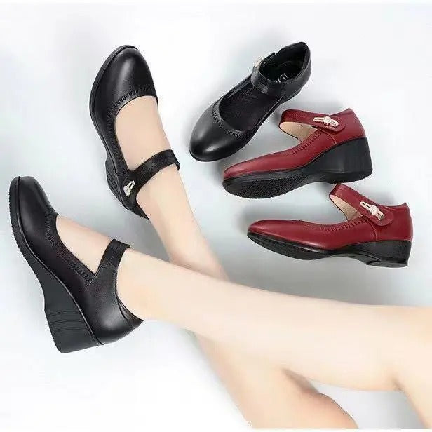 Zapatos de tacón medio elegantes y cómodos
