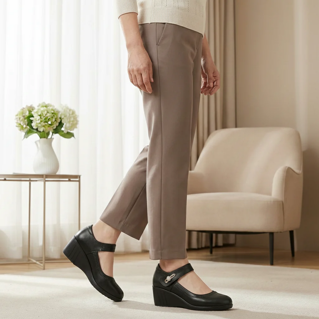 Zapatos de tacón medio elegantes y cómodos