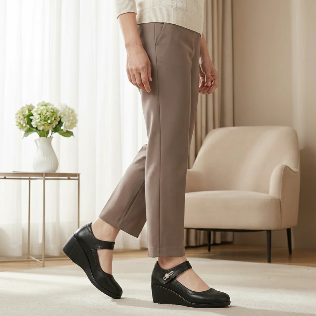 Zapatos de tacón medio elegantes y cómodos