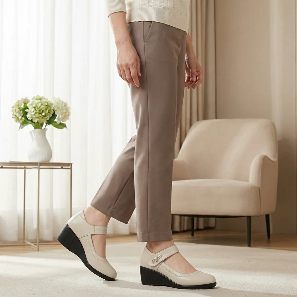 Zapatos de tacón medio elegantes y cómodos