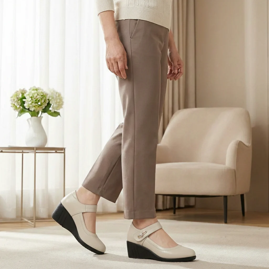 Zapatos de tacón medio elegantes y cómodos