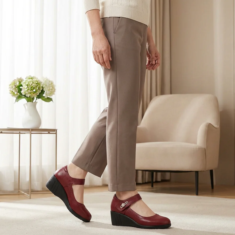 Zapatos de tacón medio elegantes y cómodos