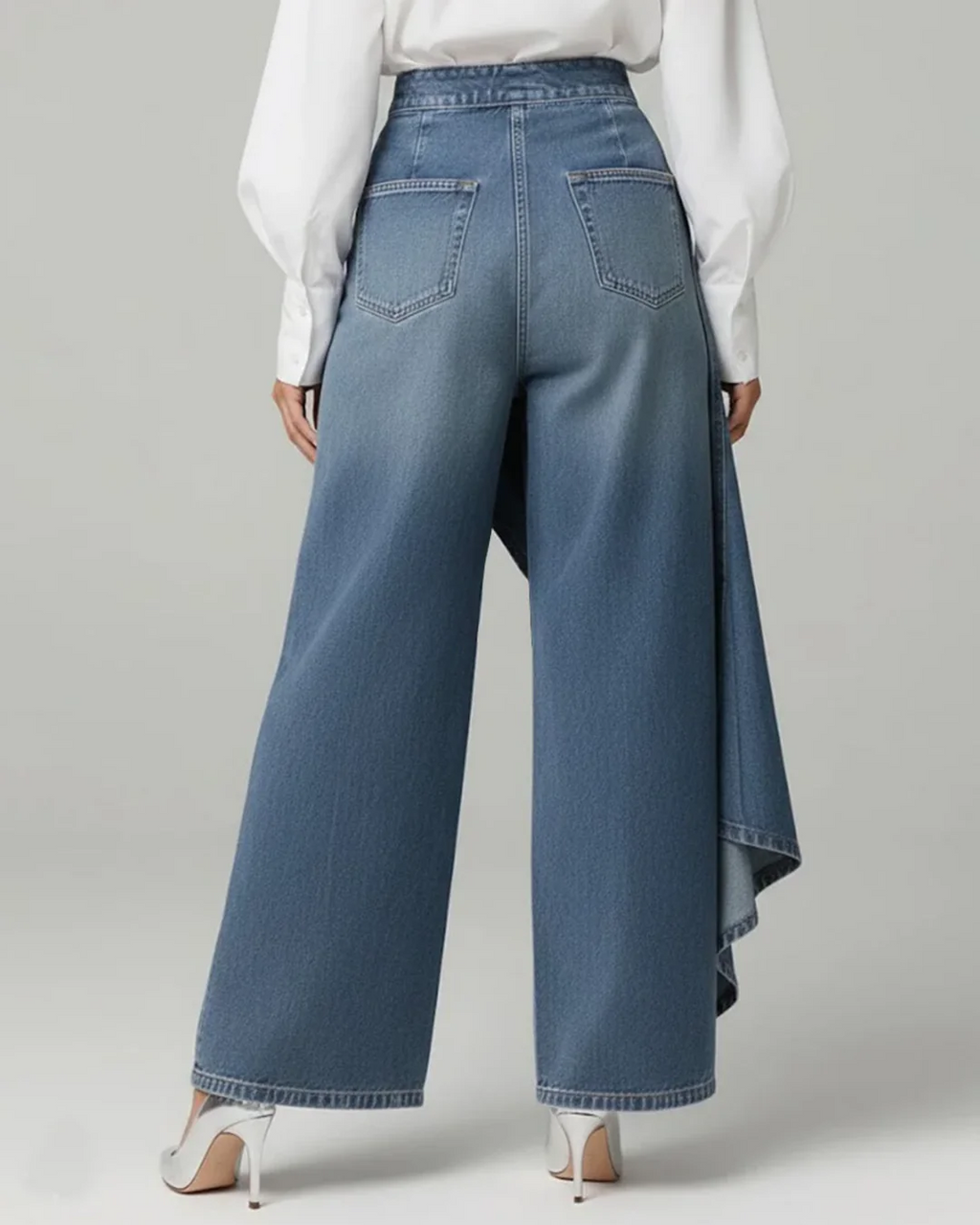 PAZ - Pantalones vaqueros cruzados