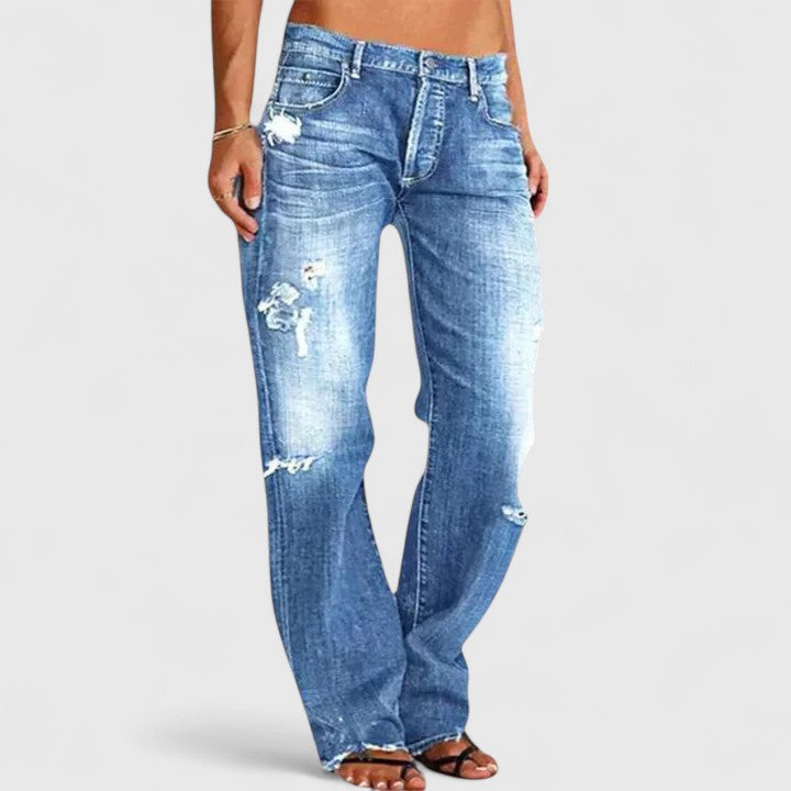 Frieda | Jeans Vintage para Damas con Corte Holgado y Lavado