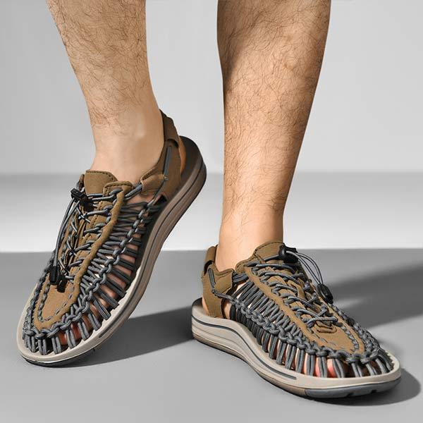 Handwoven comfortable summer shoes