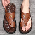 Sandalias Lucian con agarre de cuero