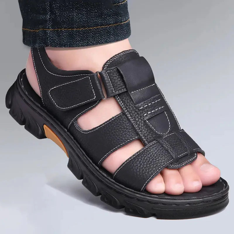 Sandalias de cuero para hombre Comfort Max