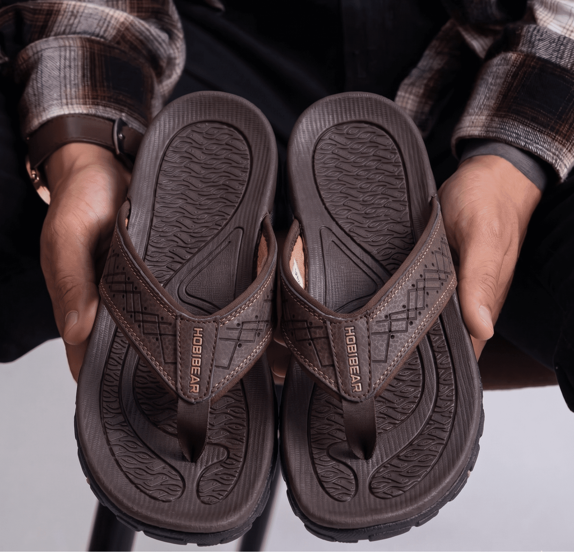 Nexvaron - Men's Leather Flip-Flops