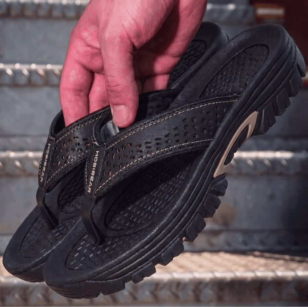 Nexvaron - Men's Leather Flip-Flops