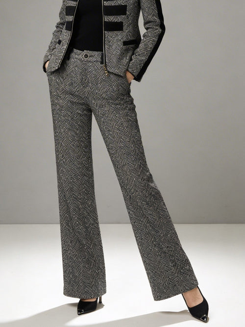 Adriana | Conjunto Tweed Elegante de Chaqueta y Pantalón
