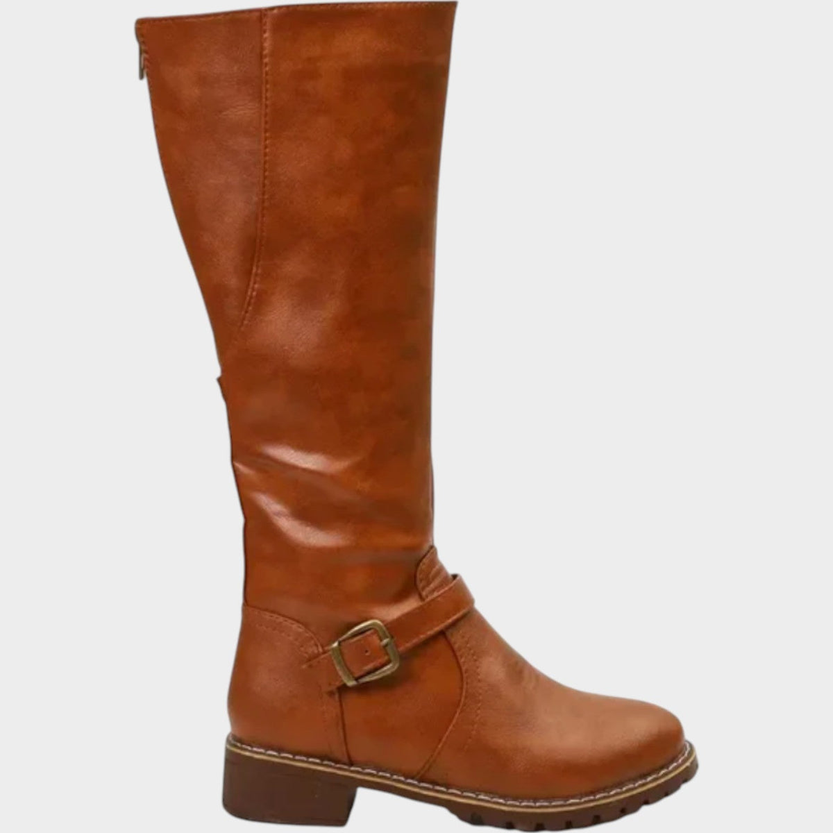 Petra | Leather Knee-High Orthopedic Boots