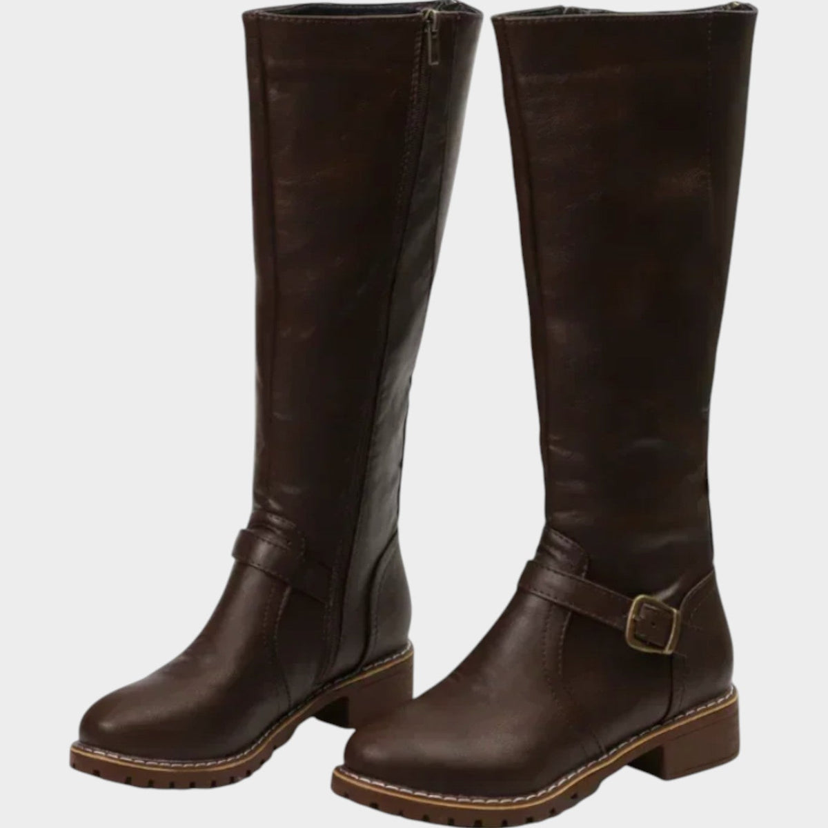 Petra | Leather Knee-High Orthopedic Boots