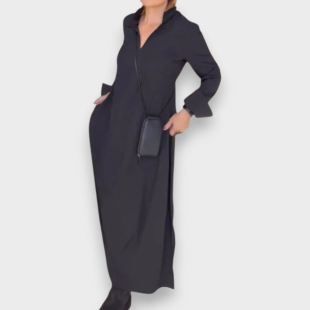 Cécile | Long Dress with Side Slits