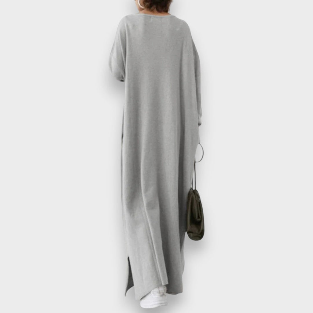 Estelle | Elegant Casual Dress with V-Neck