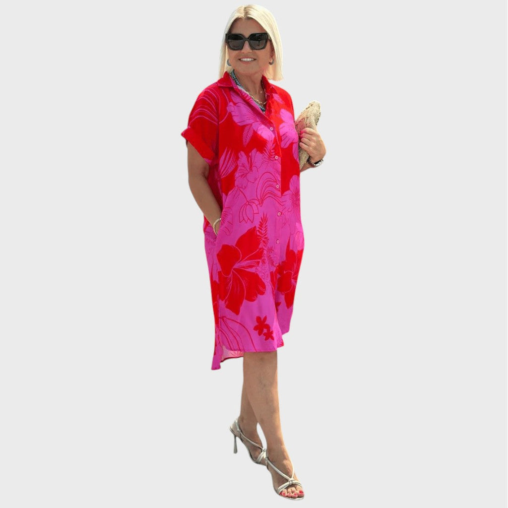 Naomi | Dress with Floral Pattern